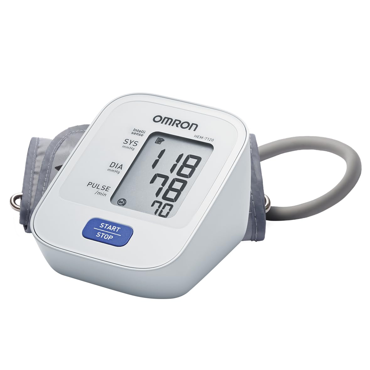 Omron HEM 7120 Fully Automatic Digital Blood Pressure Monitor with Intellisense