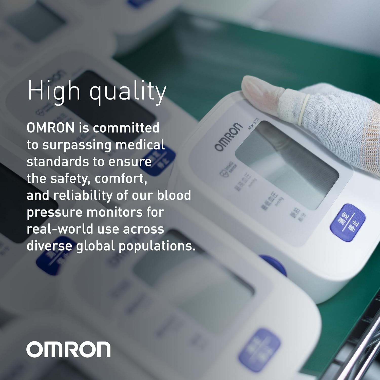 Omron HEM 7120 Fully Automatic Digital Blood Pressure Monitor with Intellisense