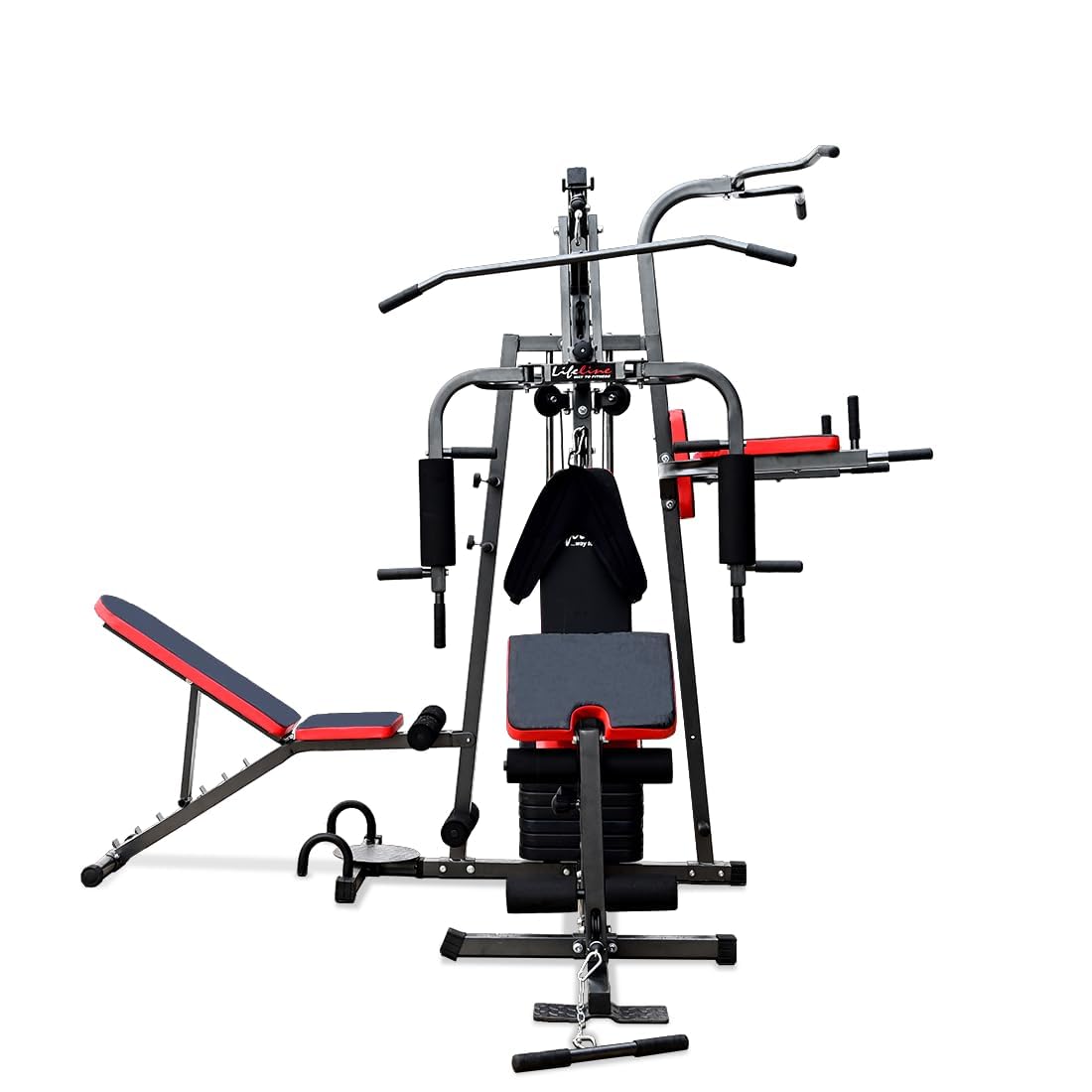Life Line HG 300 3-Station Home Gym – 72kg Stack + Free Installation