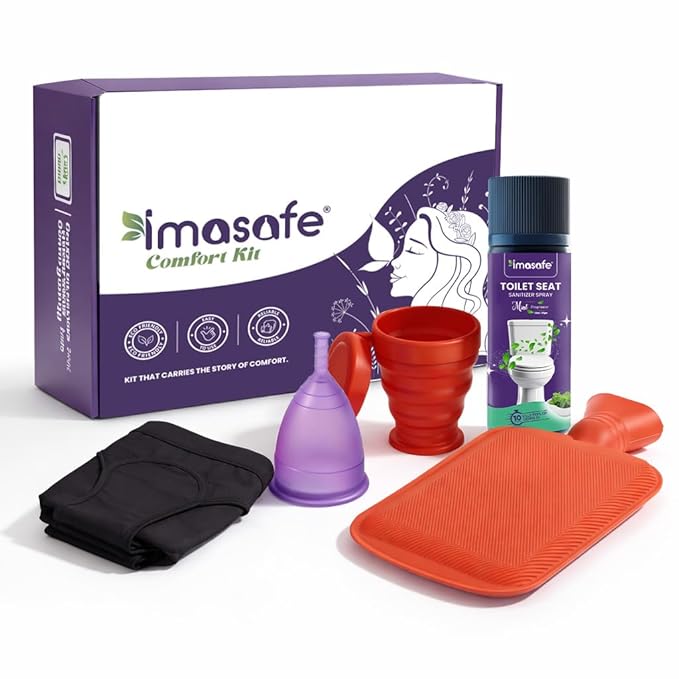 Reusable Menstrual Cup Kit – Complete 5-in-1 Period Care Essentials for Modern Women